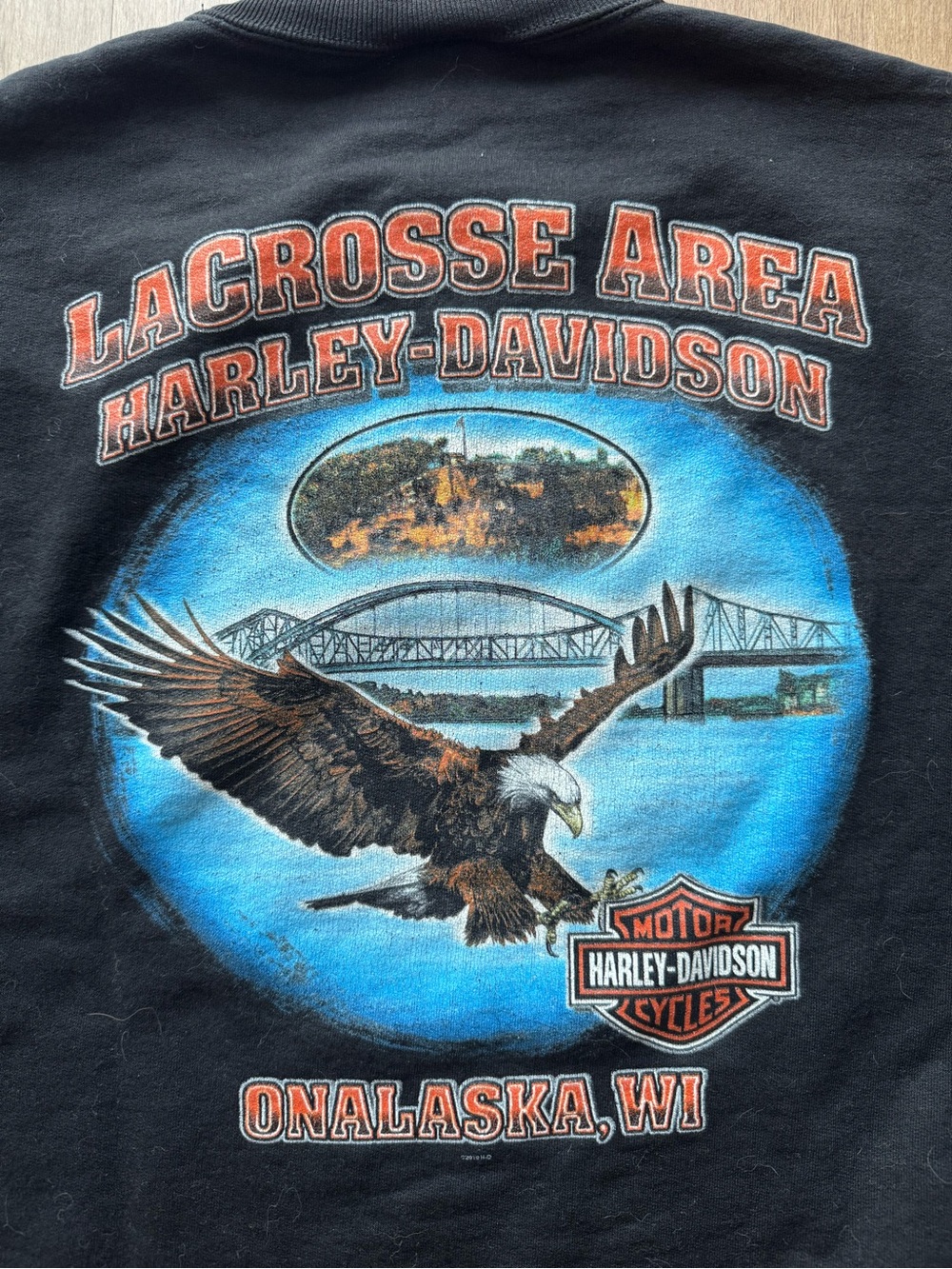 Harley-Davidson crew neck L Y2K - Picture 7 of 9